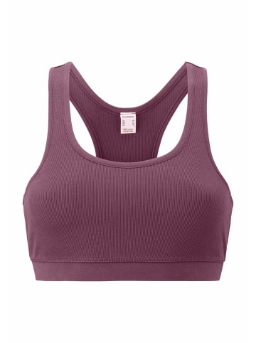 Hessnatur Bustier Racerback in brombeere