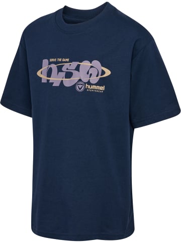 Hummel T-Shirt Hmljr Loose Kinder in DRESS BLUES