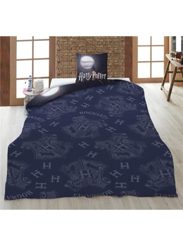 Harry Potter Harry Potter Bettwäsche 140x200 cm + Kissenbezug 65x65 cm Kinderbett in Schwarz