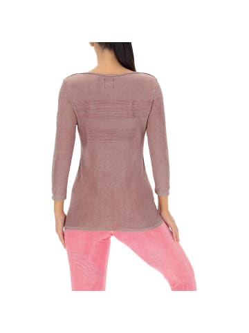 UYN W TO-BE OW SHIRT THREE QUARTER SLEEVE in Mocca