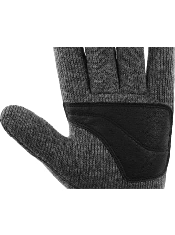 Normani Outdoor Sports Woll-Strick-Fingerhandschuhe Hamilton in Grau