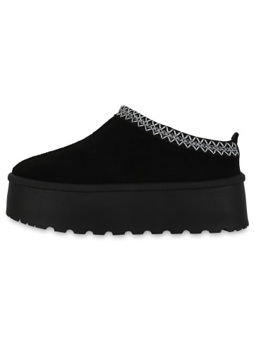VAN HILL Pantoffeln Livia in Schwarz