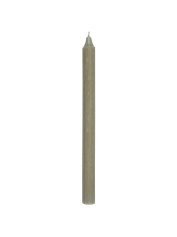 IB Laursen Rustikale Stabkerze 29 cm | Ø 2,2 cm in leinengrau