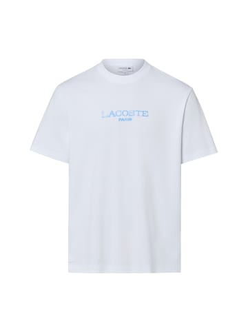Lacoste T-Shirt in weiß hellblau