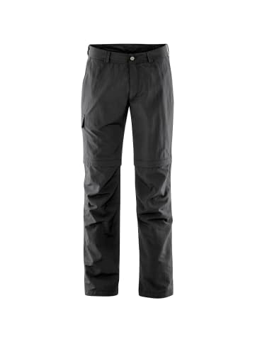 Maier Sports Zip-Hose Trave in Schwarz