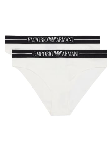 Emporio Armani 2er Pack Slip in Weiß