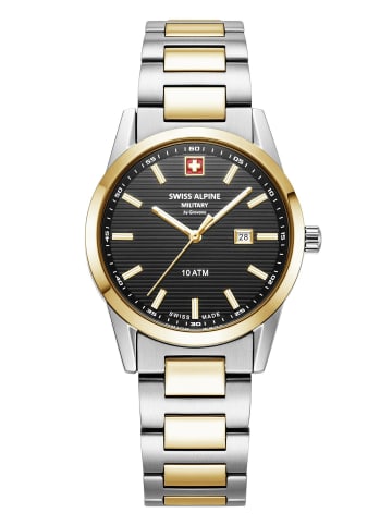 Swiss Alpine Military by Grovana Analoguhr für Damen in silber