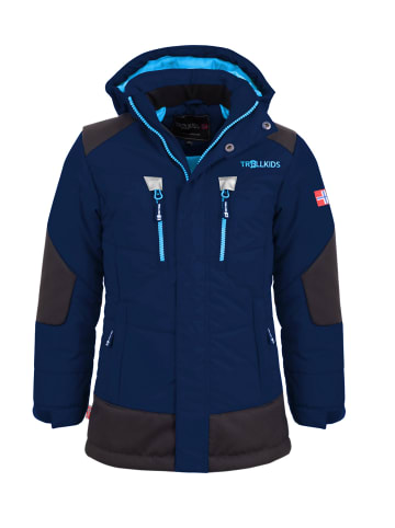 Trollkids Winter-Parka "Narvik" in Marineblau / Mittelblau