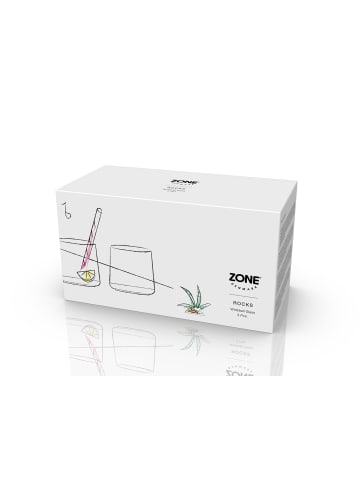 Zone Denmark Wideball Glas Rocks in Klar