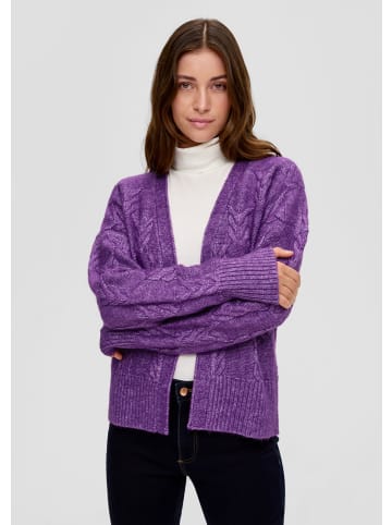 QS Strickjacke in 48W0_lila