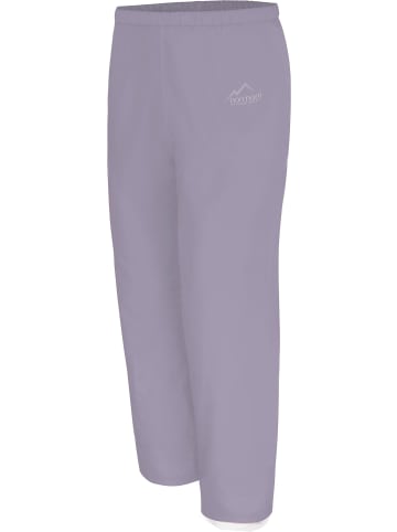Normani Outdoor Sports Kinder Regenhose mit Fleecefutter in Lila