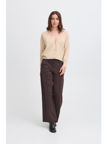 ICHI Strick-Cardigan langarm IHDASILA Loose fit in Oatmeal Melange