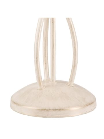 Licht-Erlebnisse Tischlampe Ø 25 x (H)43 cm in WeißWeiß