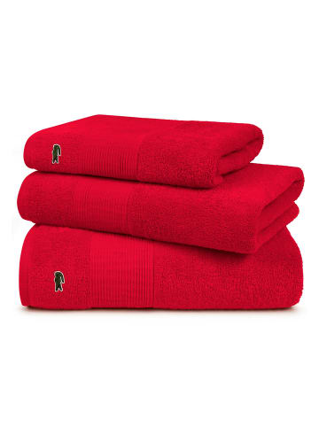 Lacoste Duschtuch L LE CROCO in ROUGE