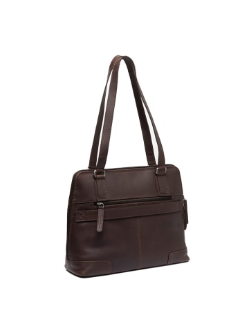 The Chesterfield Brand Belgrado Schultertasche Leder 32 cm Laptopfach in brown