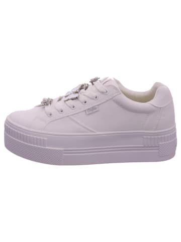 Buffalo Damenschnürrschuhe Leinen  in  Weiß
