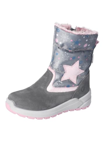 Ricosta Stiefel in Grau/Rosa