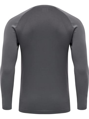 Hummel T-Shirt L/S Hmlpro Grid Seamless L/S in FORGED IRON/QUIET SHADE