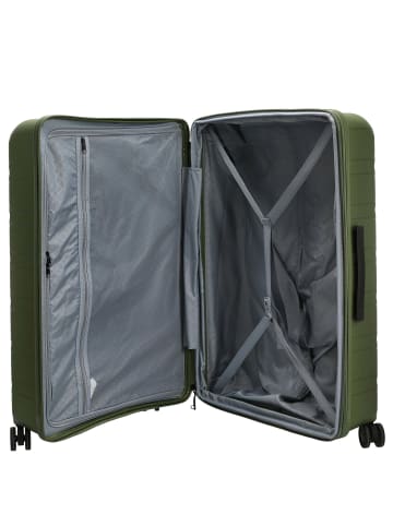 D&N Travel Line 4700+ - 4-Rollen-Trolley L 78 cm erw. (schwarz) in olive green