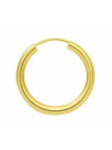 Adeliás Damen 333 Gold Ohrringe / Creolen Ø 30 mm in gold