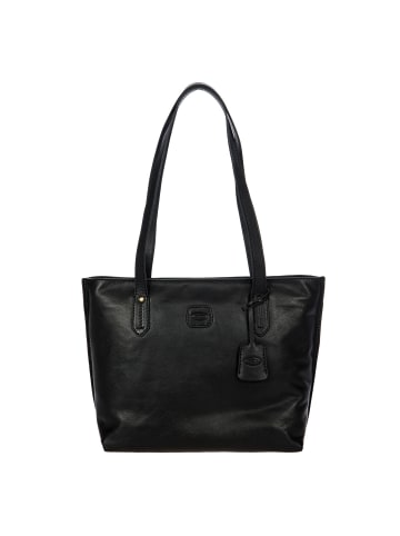 BRIC`s Volterra Schultertasche Leder 28 cm in black