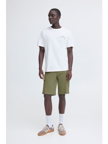 BLEND Cargo Shorts Verdeckter Zip-Fly Normaler Leibhöhe in Grün