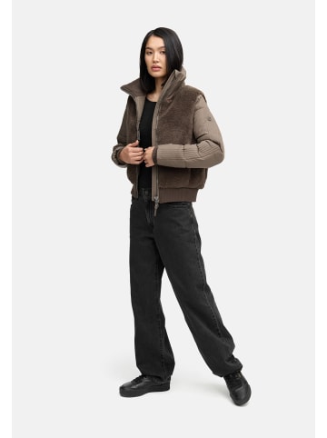 Navahoo Fleecejacke Teddyzone 14 in Stone Brown
