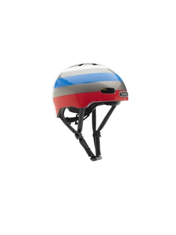 Nutcase Kinder-Fahrradhelm  Little Nutty MIPS Gloss in grau-rot-blau