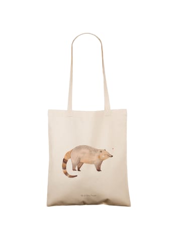 Mr. & Mrs. Panda Tasche Nasenbär ohne Spruch in Creme