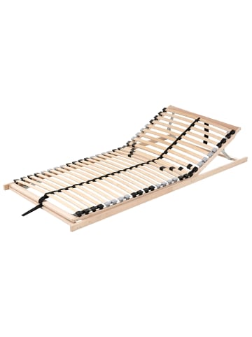 Beliani Lattenrahmen MONTHOIS in Braun - (W) 99 x (H) 11 x (L) 195 cm