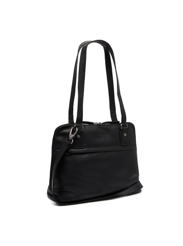 The Chesterfield Brand Belgrado Schultertasche Leder 32 cm Laptopfach in black