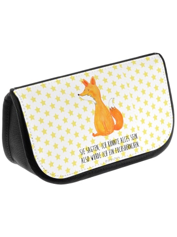 Mr. & Mrs. Panda Kulturtasche Einhorn Wunsch mit Spruch in Weiß