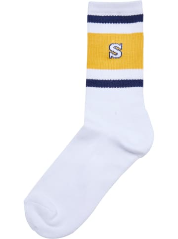 Urban Classics Socken in spaceblue/californiayellow/wht