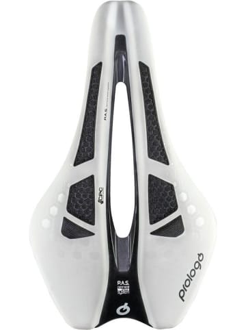 Prologo Rennrad-Sattel Dimension Tri CPC , Nack in weiß