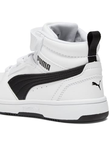 Puma Kinder Sneaker "Rebound V6 Mid AC+ PS" in Weiß