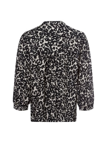 OPUS Tunikabluse Famelia in schwarz beige