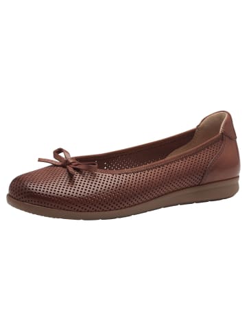 Tamaris COMFORT Ballerina in COGNAC