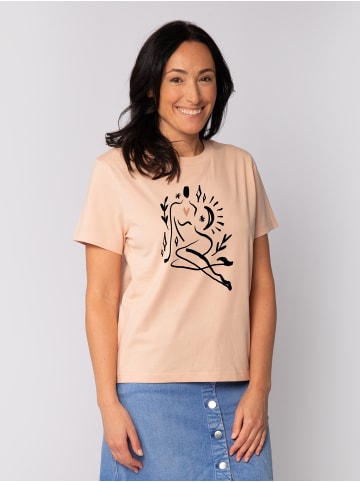 wat? Apparel T-Shirt Self love in Fraiche Peche