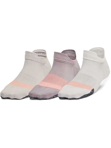 Under Armour Socke "Womens Ua Breathe 3Pk Ns Tab" in Grau