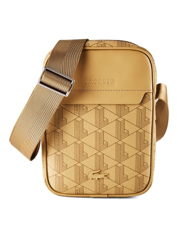 Lacoste The Blend Mini Bag Umhängetasche 16 cm in mono viennois otter