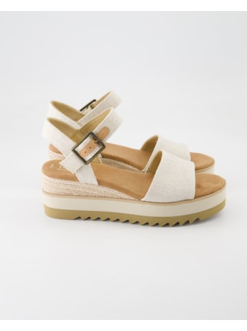 TOMS Wedges in Beige