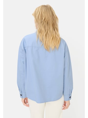 Camel Active Langarmbluse mit Stehkragen in Hellblau