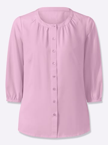Sieh an! 3/4-Arm-Bluse in rosé