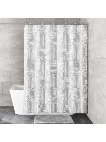 Kleine Wolke textiler Griff Duschvorhang Linja in Nebel