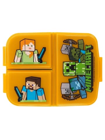 Minecraft Minecraft Kinder Brotdose – Lunchbox mit 3 Fächern & tollem Design in Grün