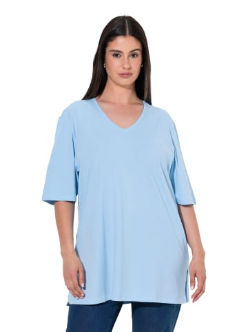 Ulla Popken Shirt in himmelblau