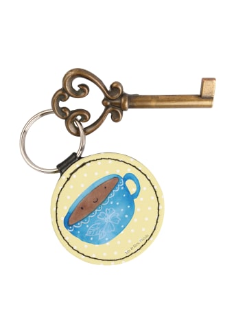 Mr. & Mrs. Panda Anhänger Kaffee Tasse ohne Spruch in Gelb Pastell