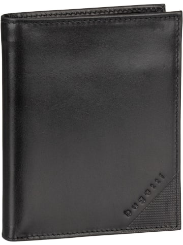 Bugatti Geldbörse Nobile Vertical Wallet with Flap in Schwarz