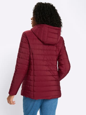 Sieh an! Steppjacke in dunkelrot