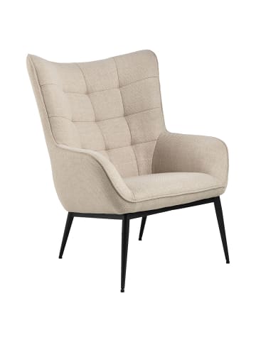 ebuy24 Sessel Redding Beige 77 x 91 cm